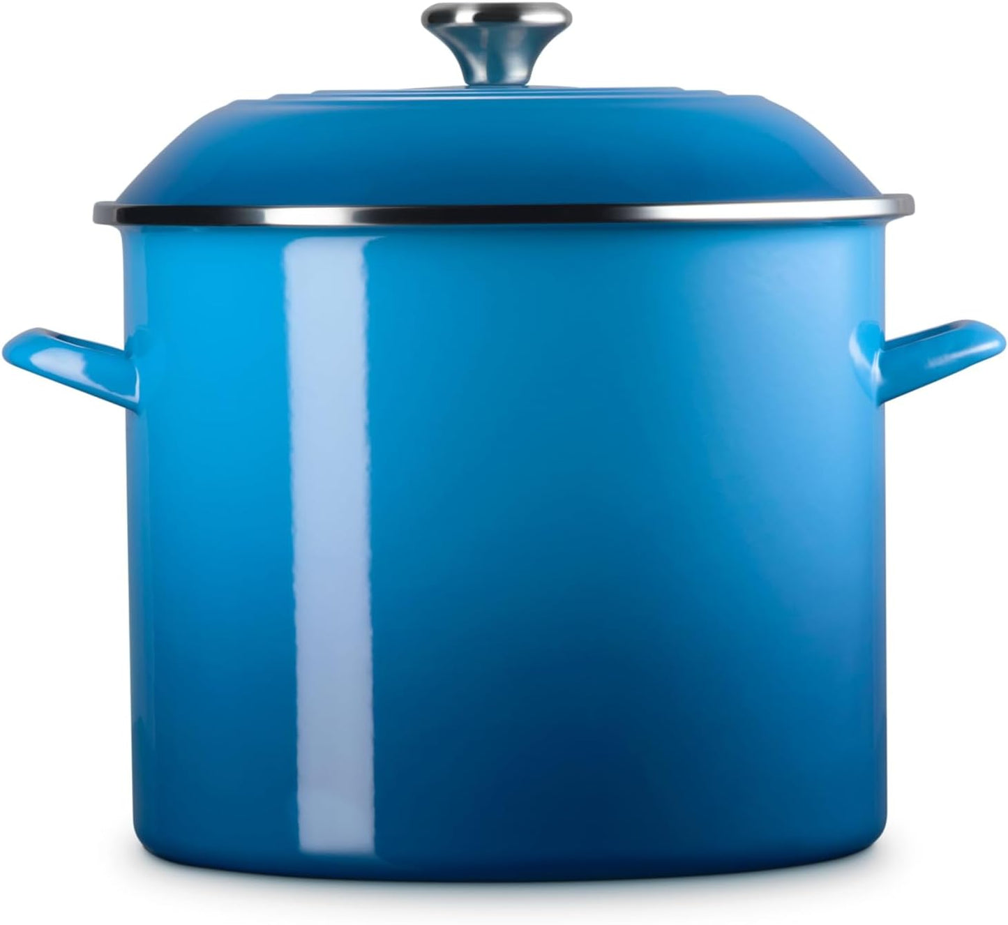 Olla esmaltada acero 16qt con perilla inox