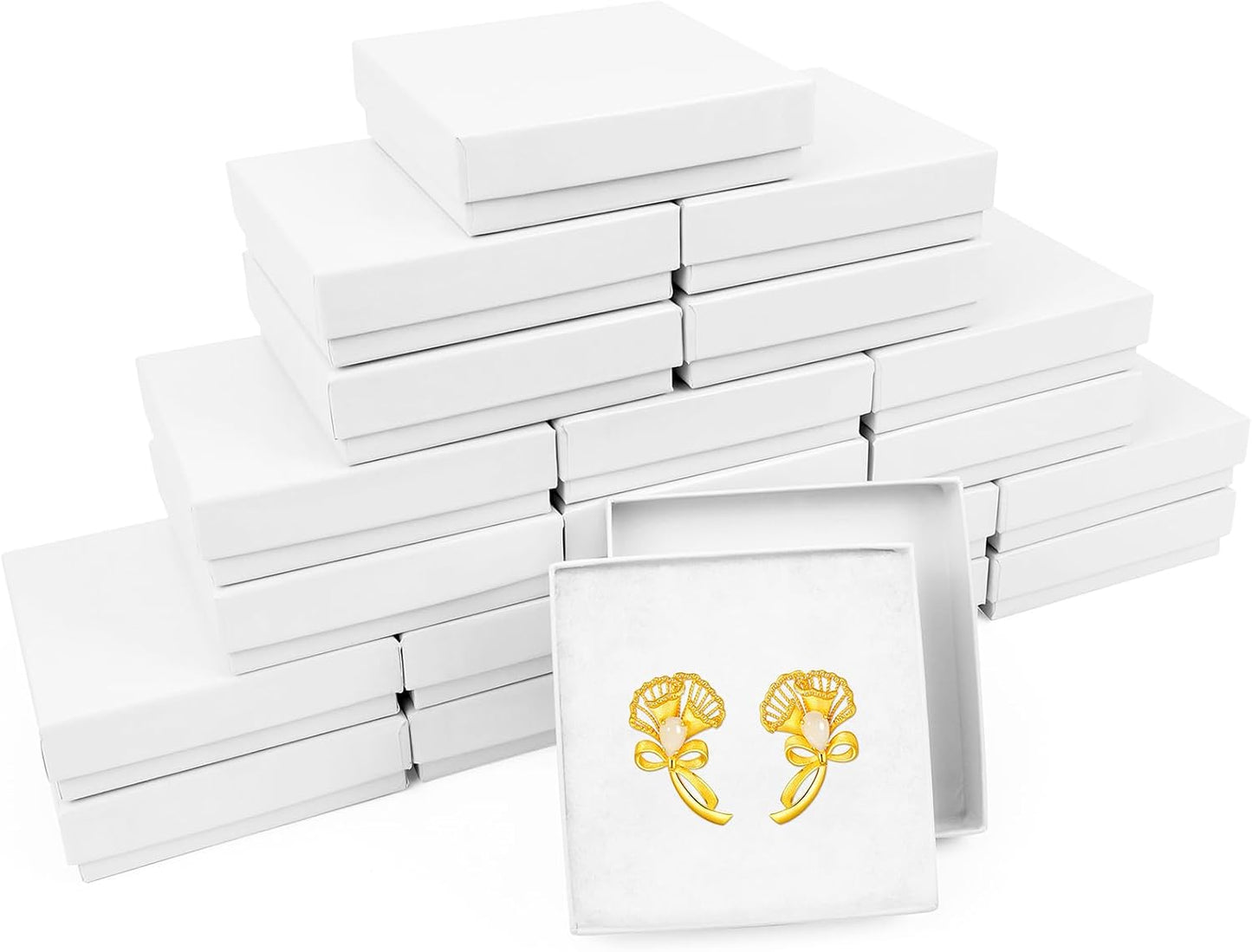Caja regalo joyería 20 pzas con tapas