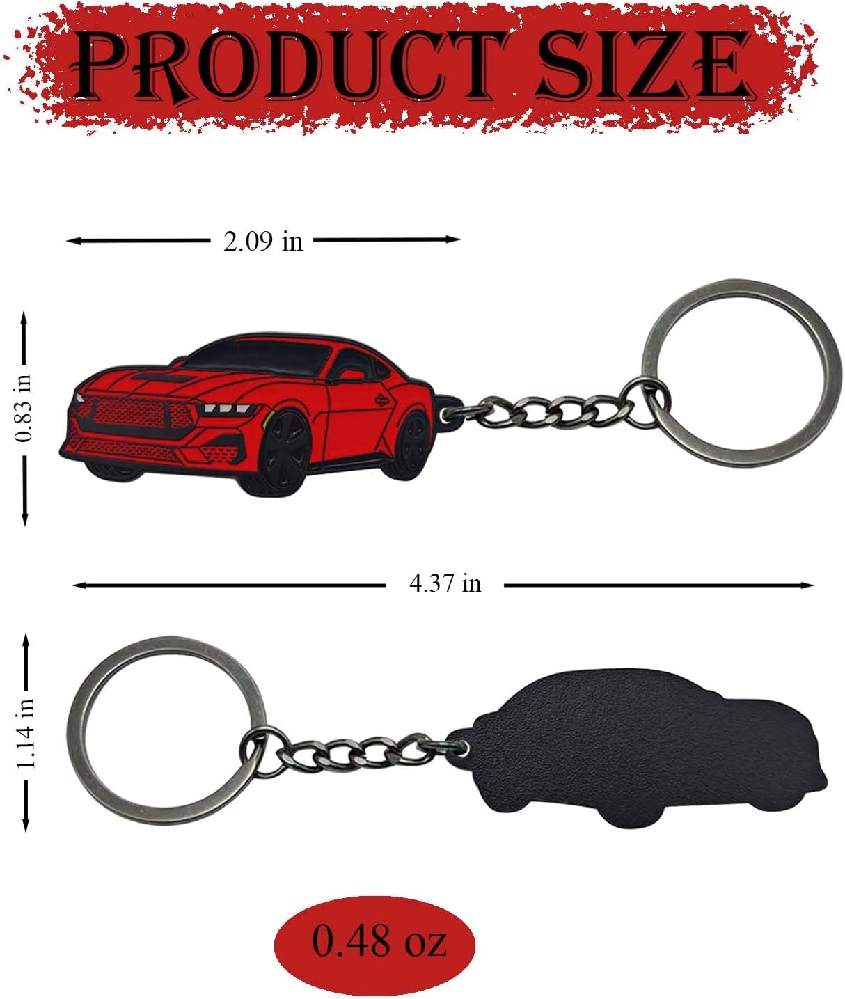 Llavero coche compatible Mustang GT metal esmaltado