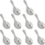 10 Cucharas Acero Inox Mini para Café Té Condimentos