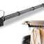 Barra telescópica para colgar ropa auto 34-53.5" acero inox