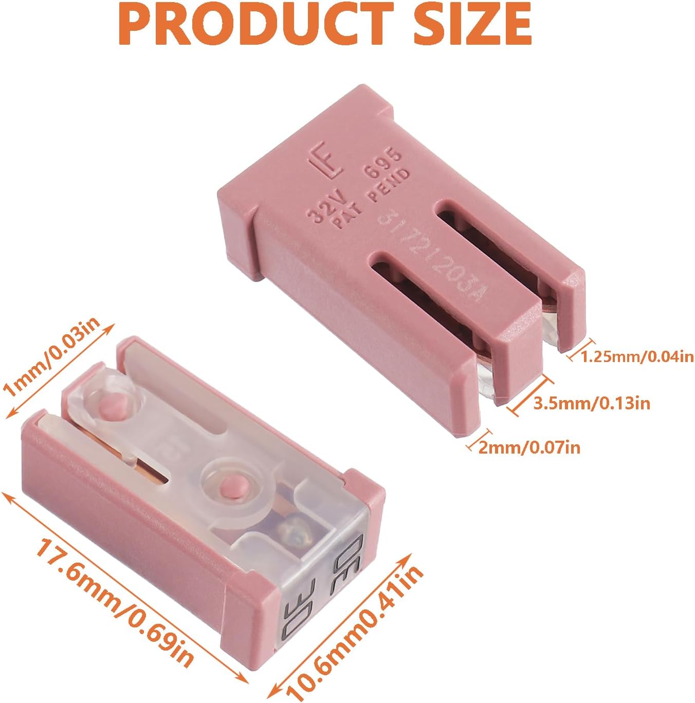 Kit fusibles cartucho 15a-60a 32v 28uds