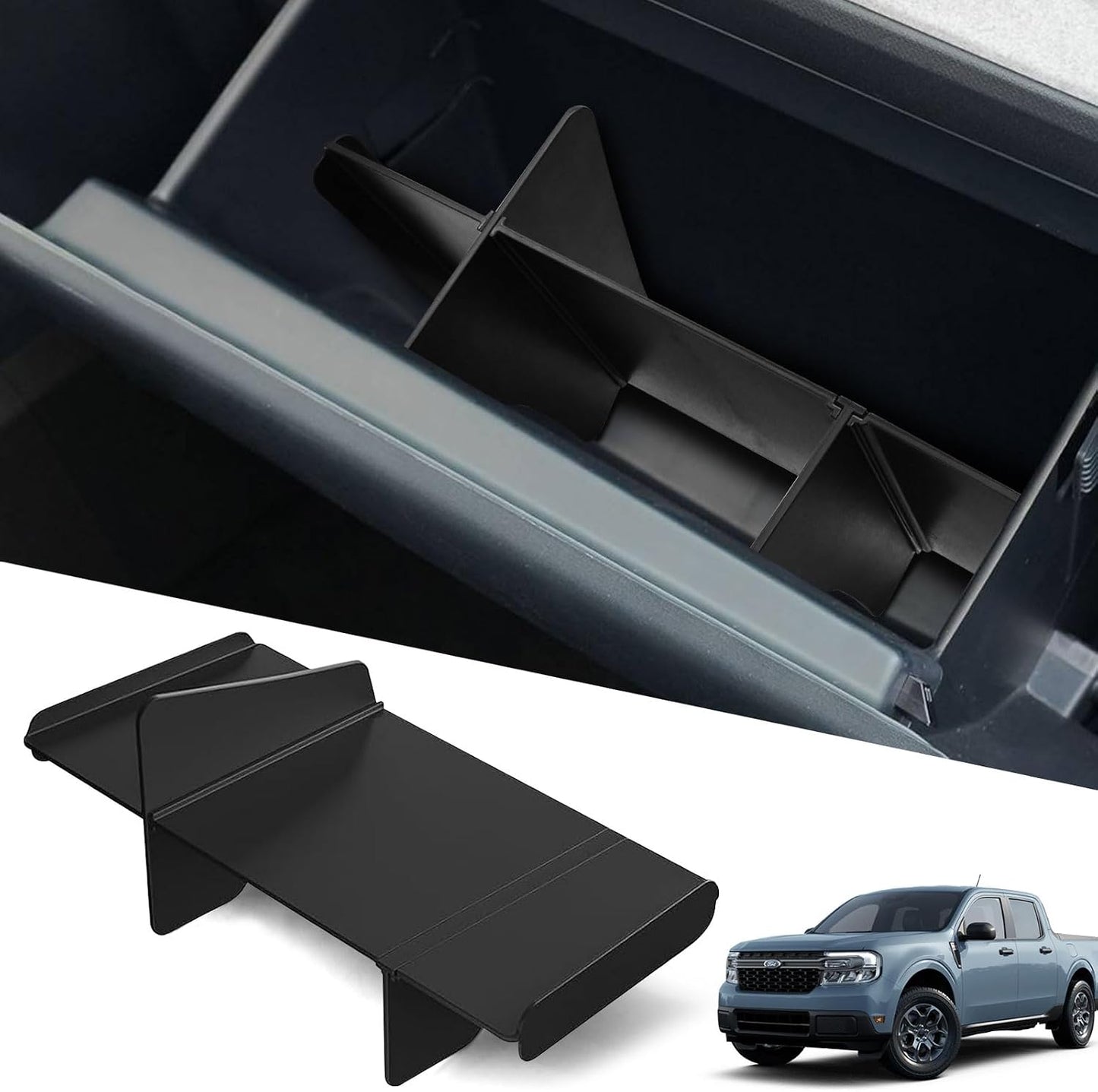 Organiz. guantera Ford Maverick 22-26 ABS negro duradero