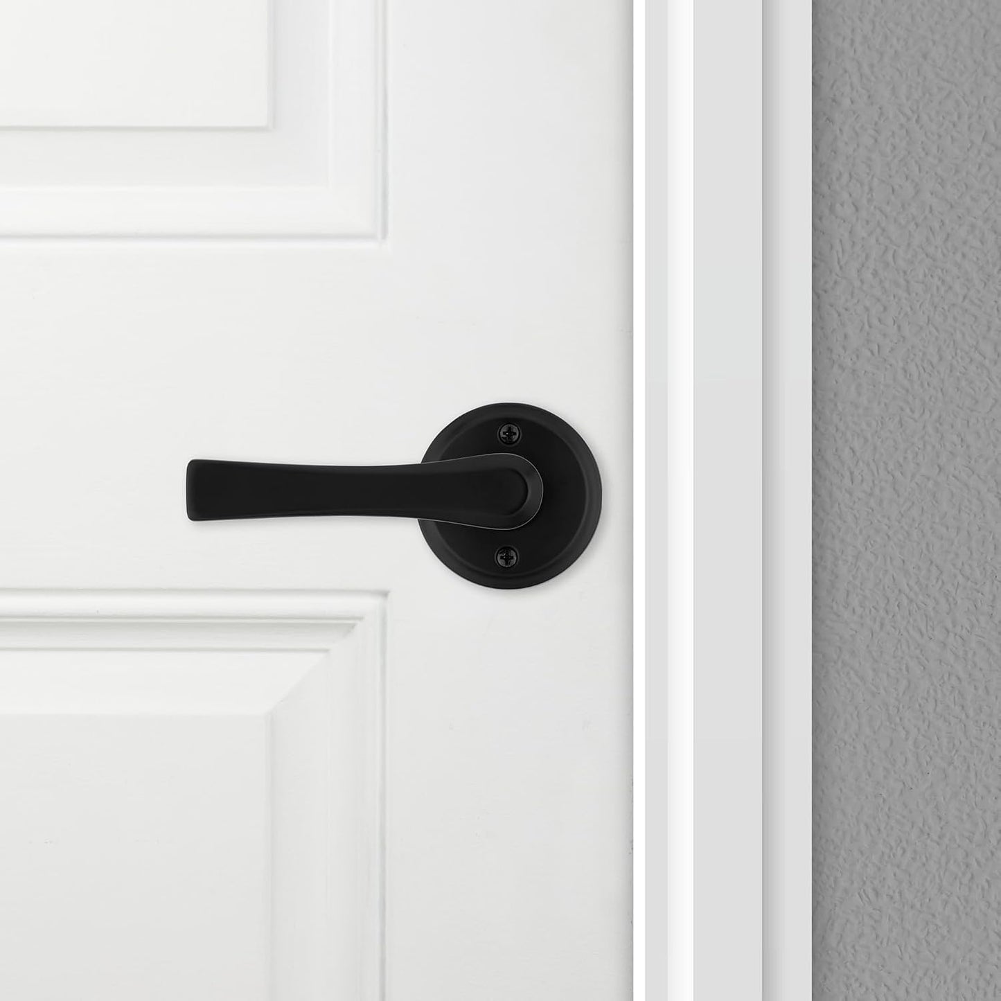 Manija puerta Katella palanca cara interior reversible negro
