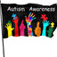 Bandera conciencia autismo 3x5ft para interiores exteriores