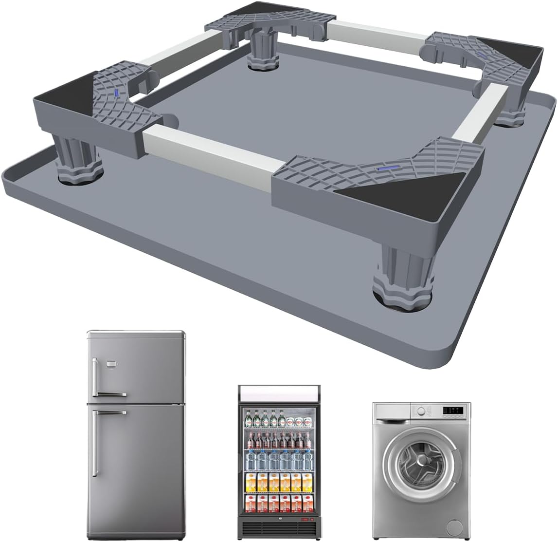 Soporte mini refrigerador bandeja silicona ajustable 23.6pulg
