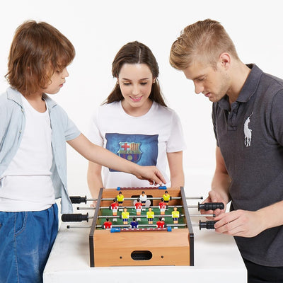 Mesa futbolín portátil 20pulg para exteriores e interiores