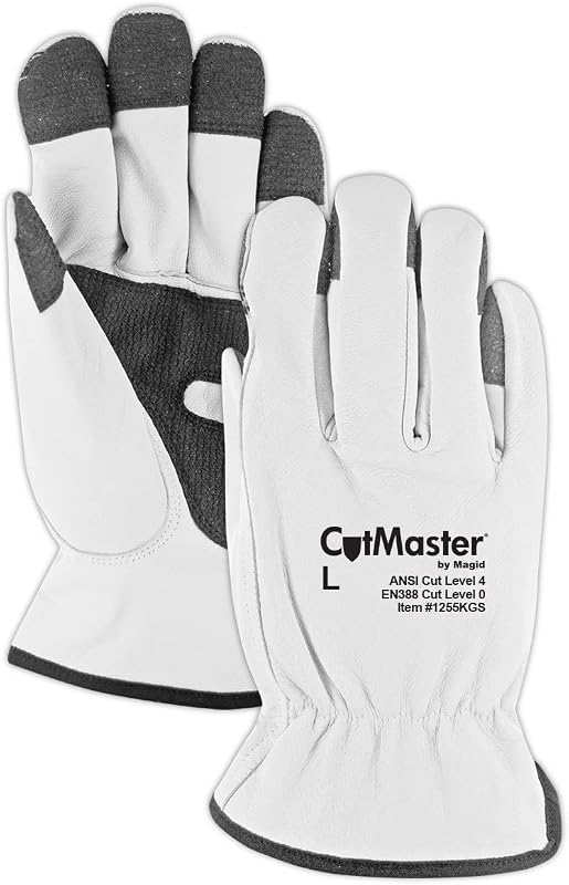 Guante conductor cuero keprotec nivel 4 talla M 12 pares