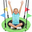 Columpio infantil 24" plataforma redonda ajustable azul