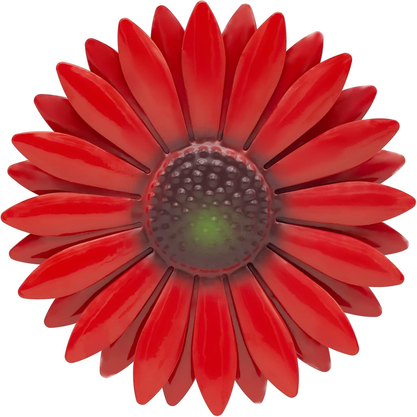 Arte pared metal flores girasol rojo para colgar