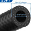 Manguera combustible goma NBR 25pies 300PSI Negro