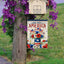 Bandera jardín God Bless America 12.5x18" doble cara