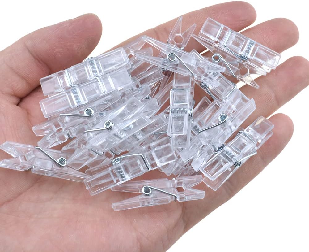 Pinzas plástico ropa con resorte agarre fuerte resistente viento