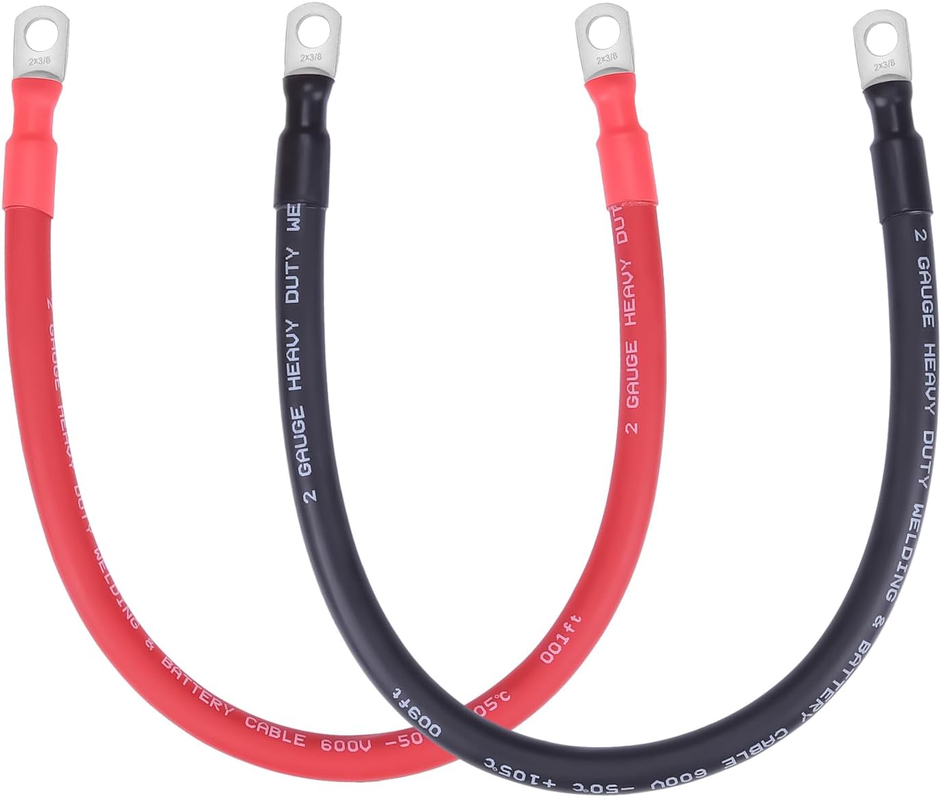 Cable batería flexible 2 AWG 3/8" para auto RV motocicleta