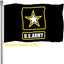 Bandera militar EE.UU. 3x5 doble cara 3 capas poliéster