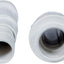 Acoplamiento PVC 1pulg plástico blanco alta resistencia