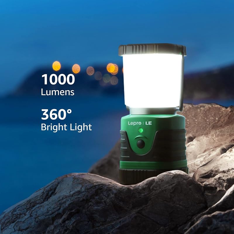 Pack 2 Linternas LED Camping 1000LM Recargable