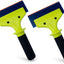 2 Escobillas Goma Mango Nylon para Limpieza Vidrio PPF 5"