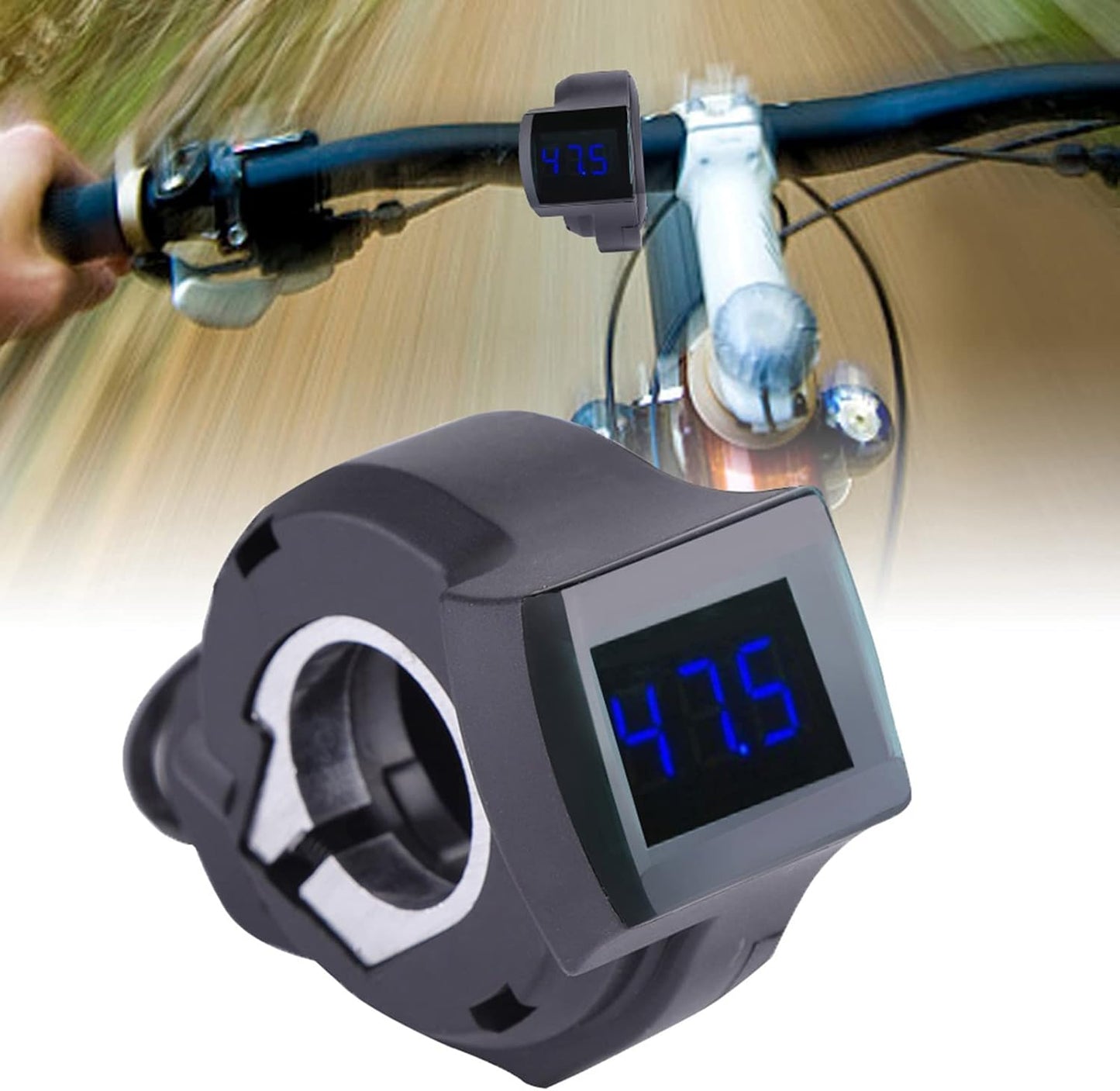 Voltímetro LCD bicicleta eléctrica scooter