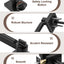 6 Manijas Cuadradas Negro Mate Puertas Laterales