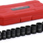 Set 13 Pzas Llaves Impacto 3/8" 7-19mm Estuche Moldeado