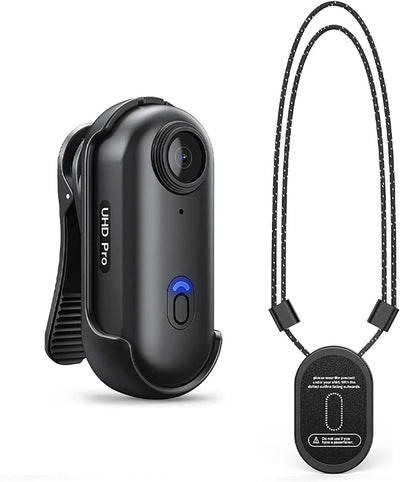 Cámara acción 4K 64gb con clip 360° magnético