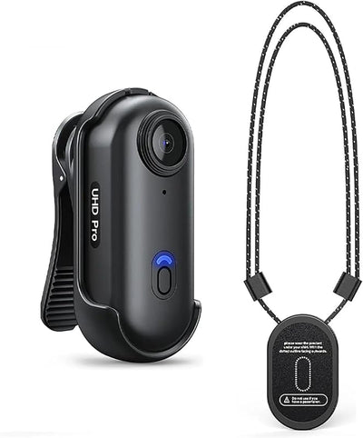Cámara acción 4K 64gb con clip 360° magnético