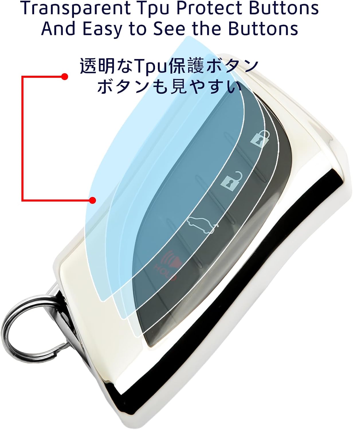 Funda llavero comp Lexus ES350 RX350h LC500h