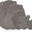 Set 5 objetivos tiro acero AR500 3/8pulg 4-10pulg