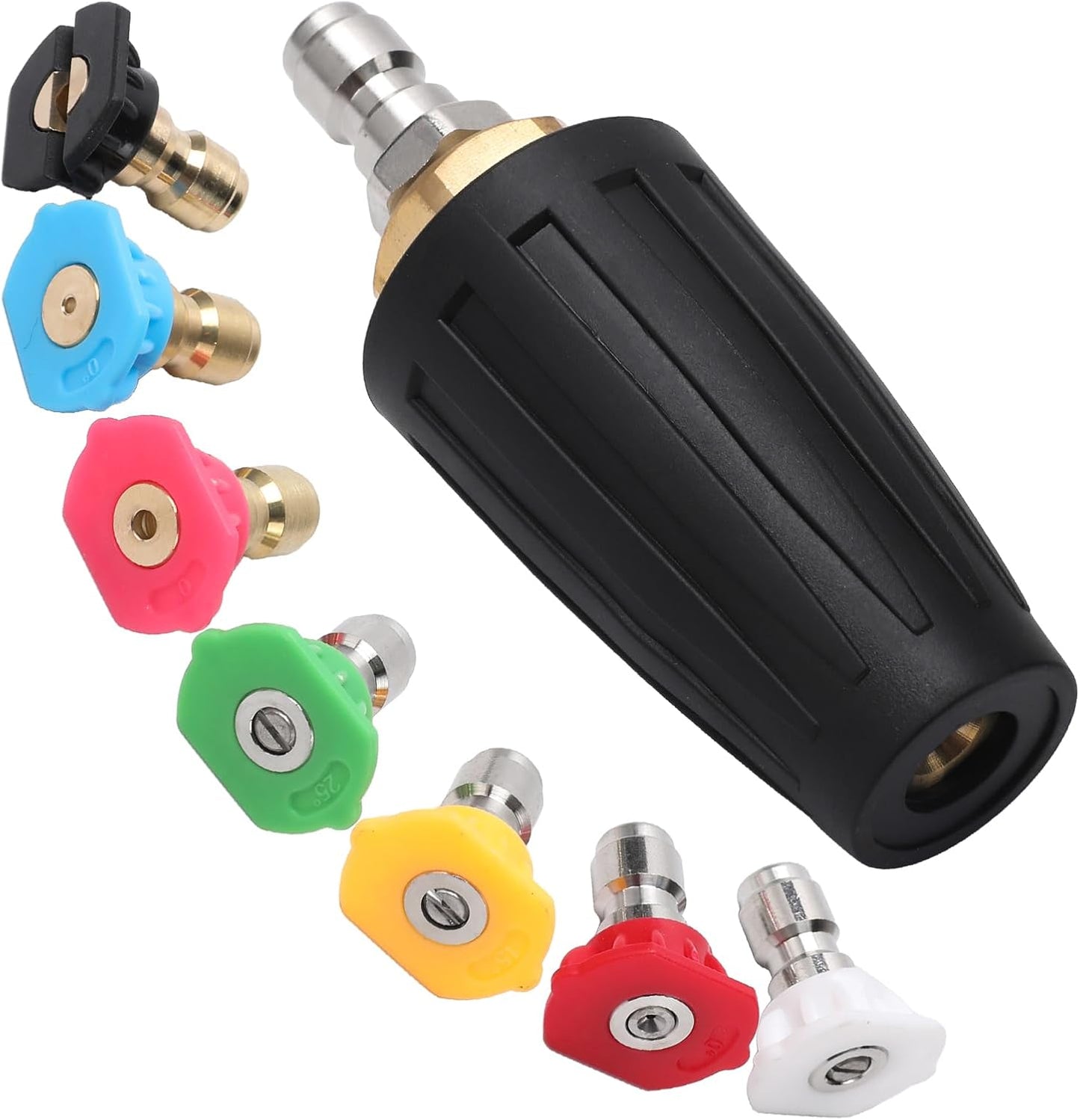 Boquilla turbo lavadora presión 4000PSI 7 pzas pulverización