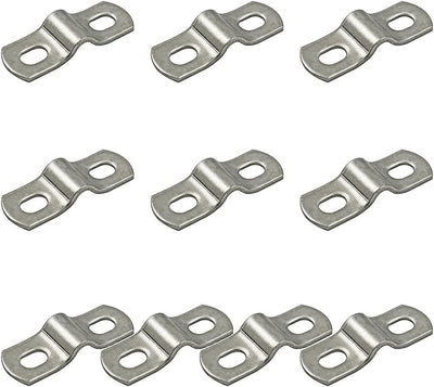 10 abrazaderas tubo acero inox 304 0.472pulg