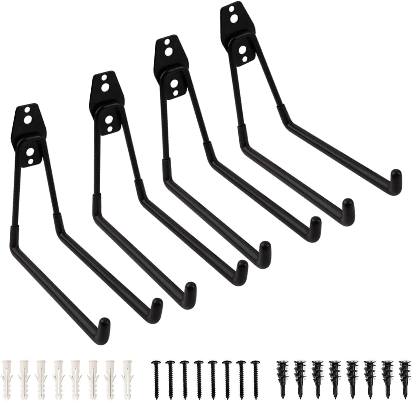 Ganchos pared garaje 7.5" organiz. resistente