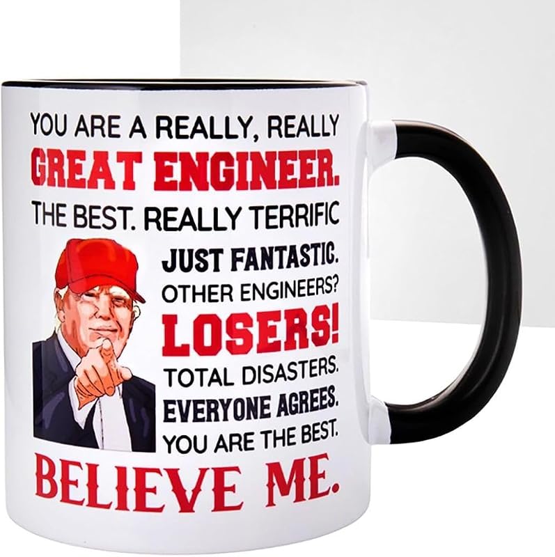 Taza cerámica ingeniero 11oz regalo Navidad cumpleaños