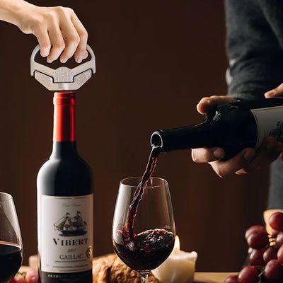 Abrevino 3 en 1 Ah con dos puntas y removedor de corcho para vinos viejos