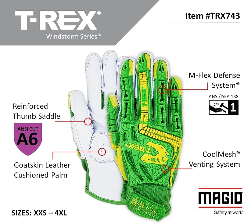 Guantes impacto serie Arctic Windstorm TRX614W