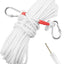 Cuerda poste bandera 20m acero con gancho 30-50pies