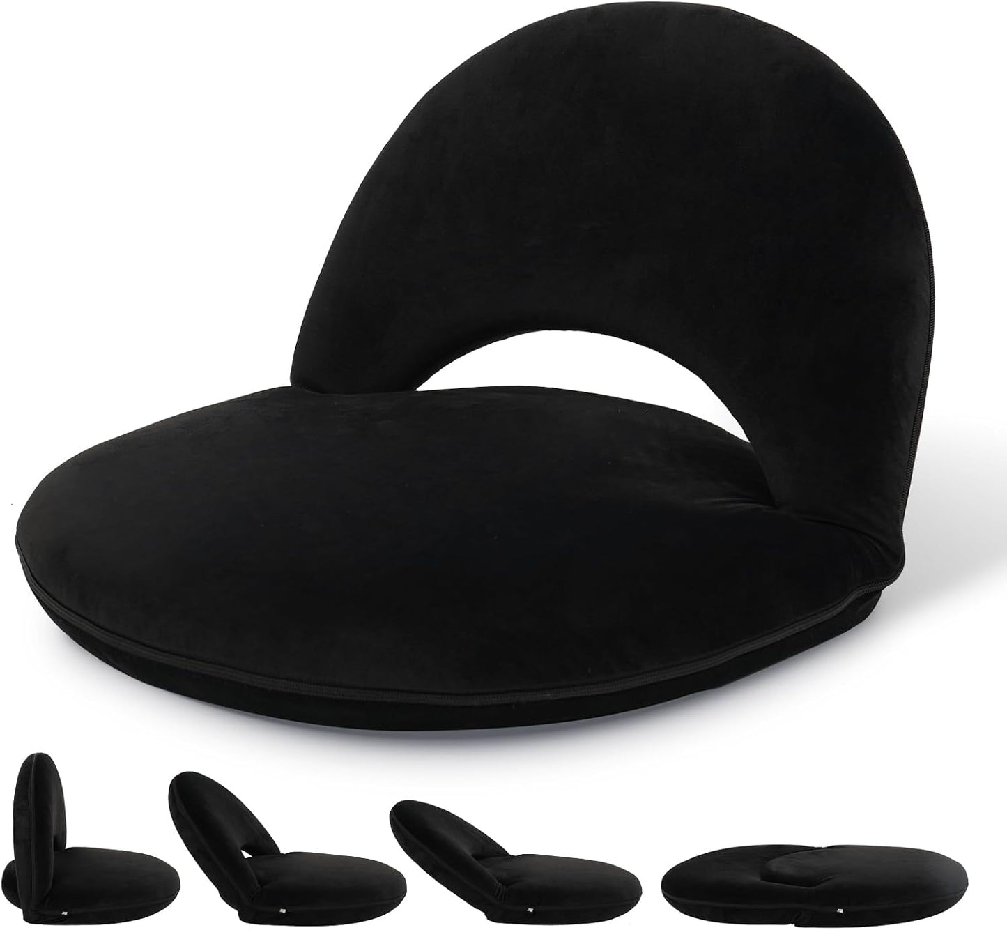 Silla suelo ajustable plegable para meditar y playa