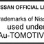 Kit matrícula acrílica con logotipo Nissan negro