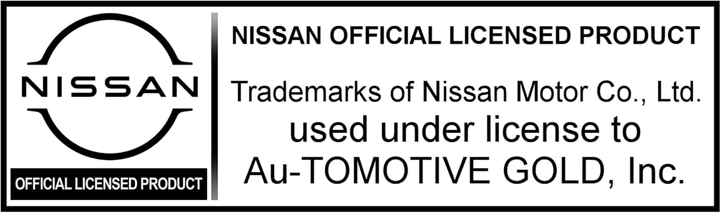 Kit matrícula acrílica con logotipo Nissan negro