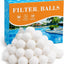 Bolas filtro piscina 1.5lb azul reutiliz.