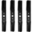 Set 6 Pzas Cuchillas 50pulg para Cortacésped MTD