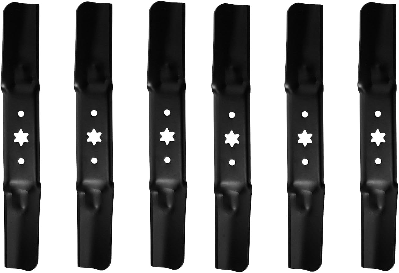 Set 6 Pzas Cuchillas 50pulg para Cortacésped MTD