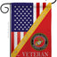 Bandera USMC Semper Fi para decorar patio pequeño