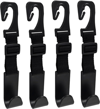4 Ganchos reposacabezas asiento coche organizador trasero universal