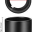 4 Anillos Cerámica 1.5pulg Deflector Soporte Lámpara E26 Negro