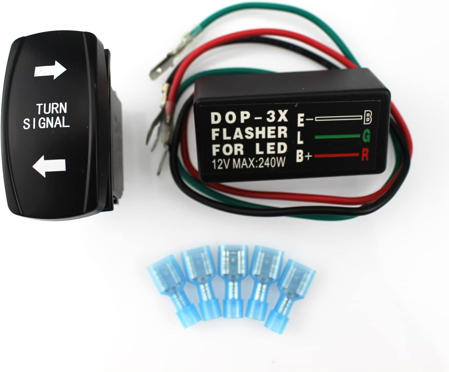 Interruptor basculante señal giro ATV UTV RV barco 4 pines
