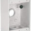 Caja resistente intemperie tomas 4.5pulg color blanco