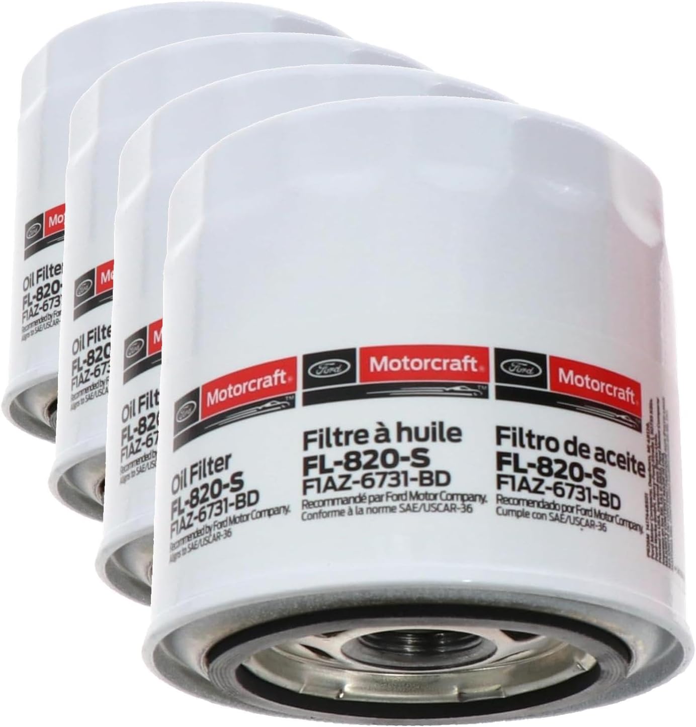 Filtro de Aceite FL-820-S Pack de 4 para Motores y Vehículos