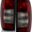 Luces traseras Nissan Frontier 98-04 negras izq/der