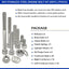 Kit pernos motor acero inox 304 comp Yamaha Blaster 200
